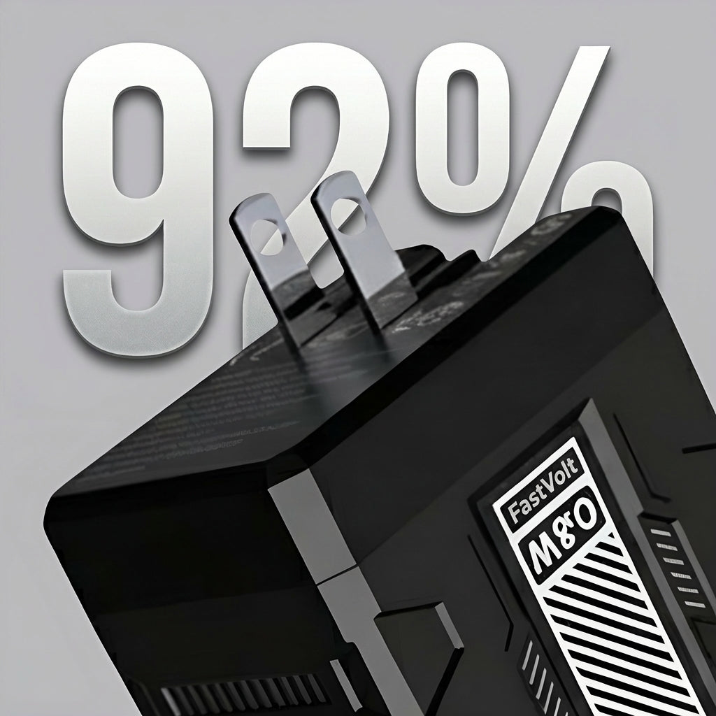 FastVolt 2-in-1 Retractable Fast GaN Charger Cable U