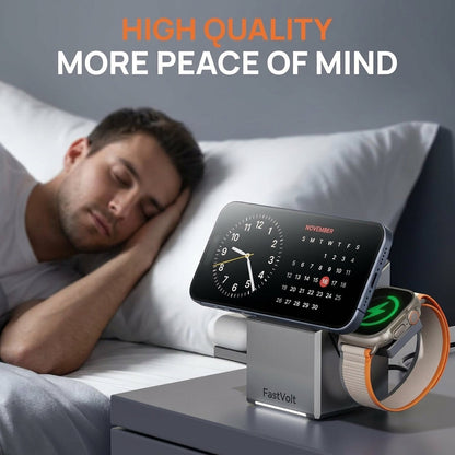 FastVolt™ - 3 In 1 Magnetic Wireless Charger
