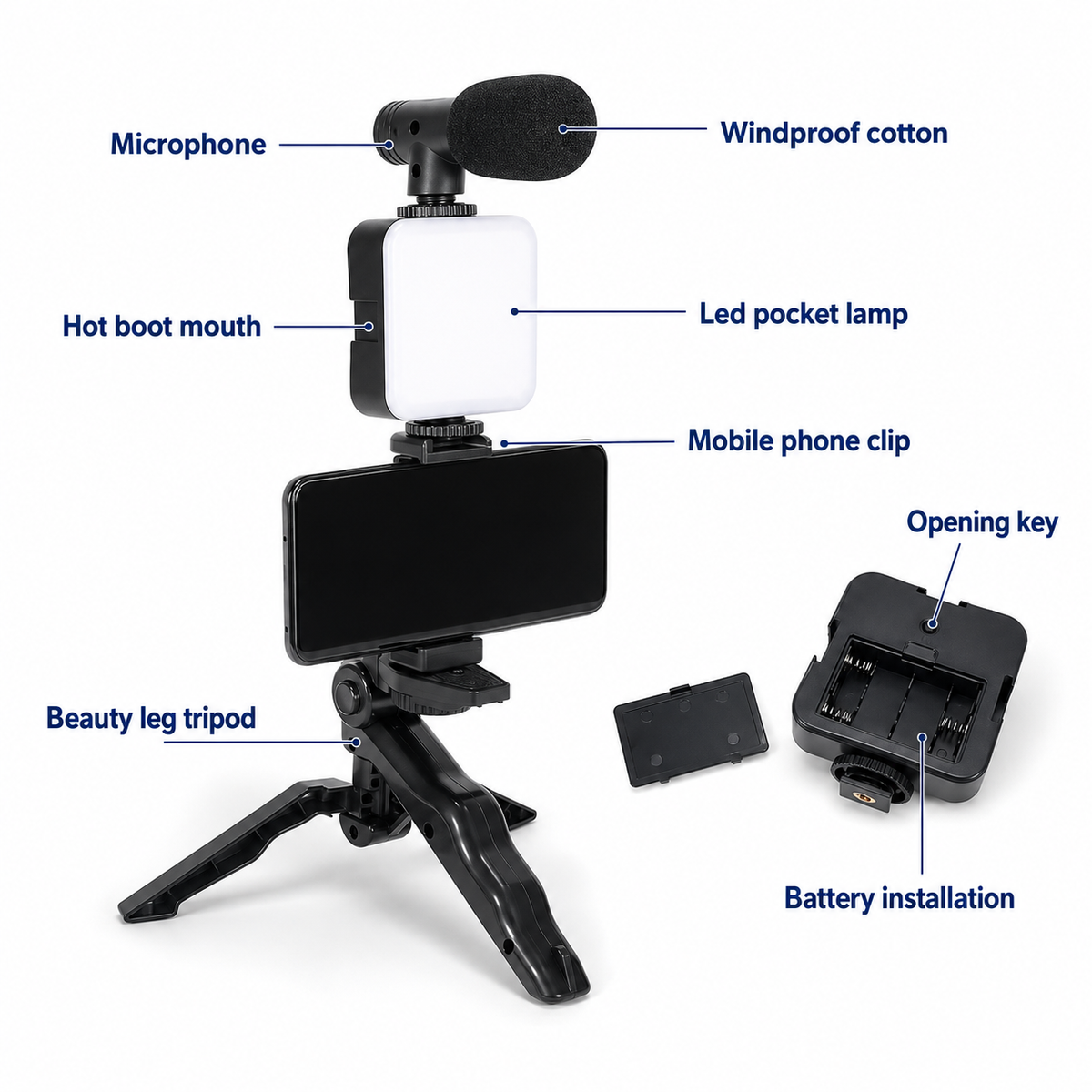 FastVolt™All-in-One Vlogging Kit