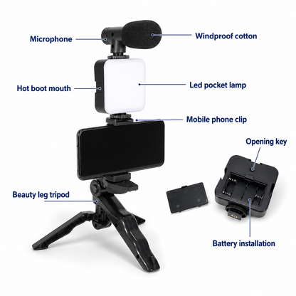 FastVolt™All-in-One Vlogging Kit