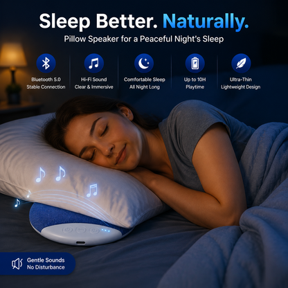 FastVolt™ SomniaWave Premium Pillow Speaker