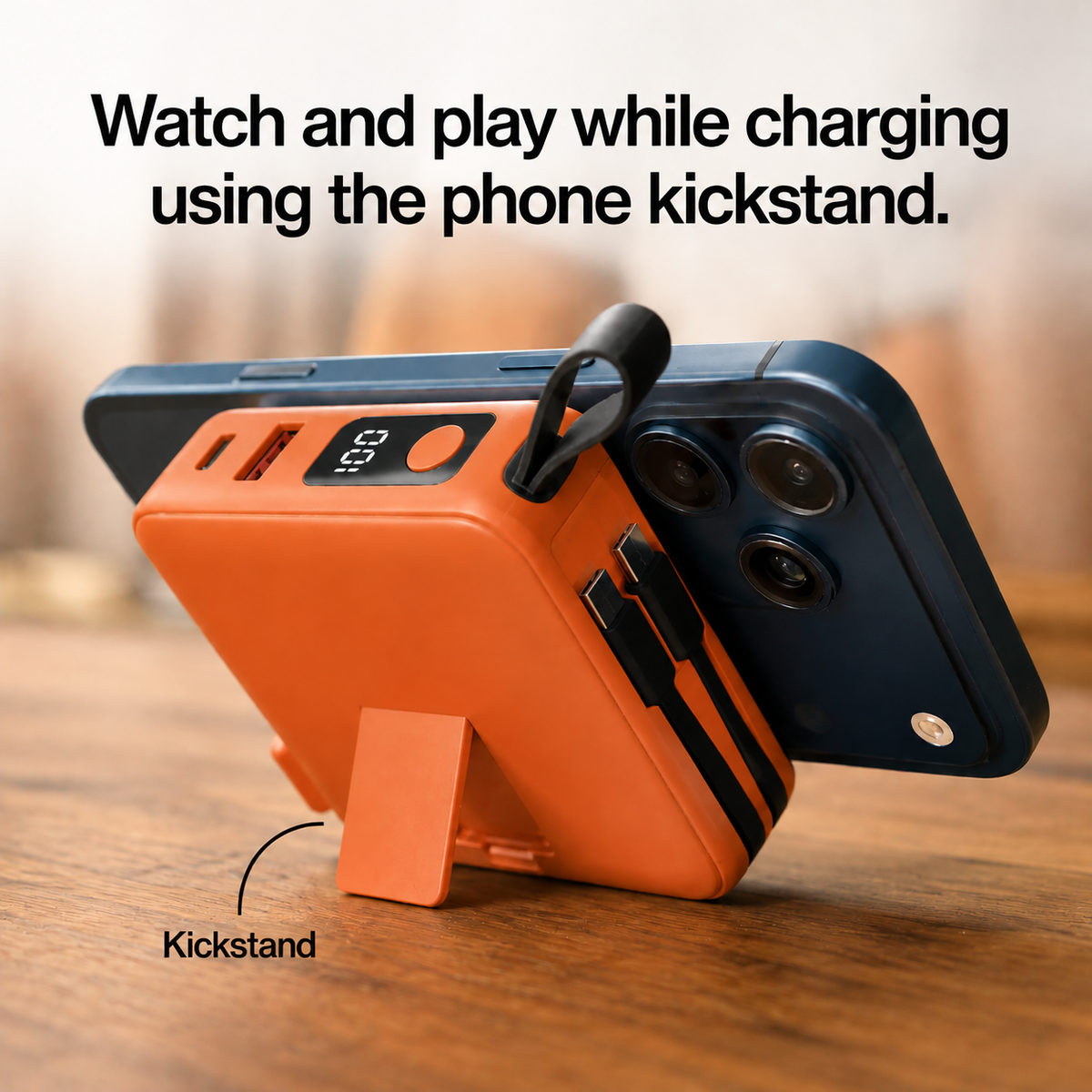 FastVolt™ SmartCharge GaN  5-in-1 Power Bank