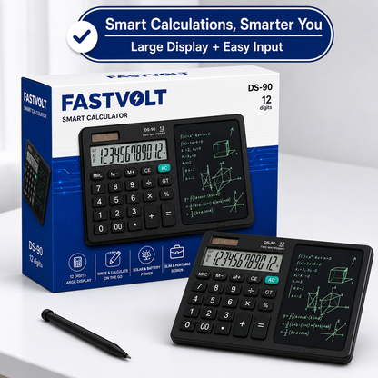 FastVolt™ - 2 In 1 Calculator & Writing Pad