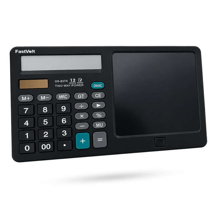 FastVolt™ - 2 In 1 Calculator & Writing Pad